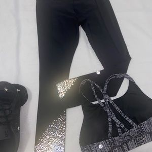 Lululemon Reflective Scalloped Shape Leggings